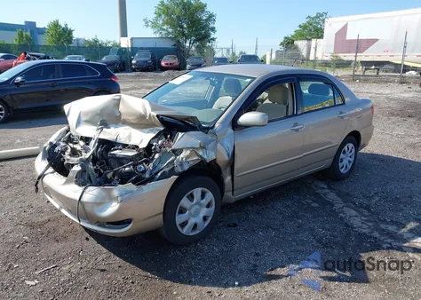 2005 Toyota Corolla Le из США, поврежденный, VIN 2T1BR30E45C500364